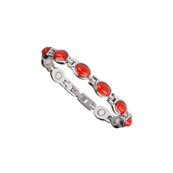 Ladies Red Gem Bracelet