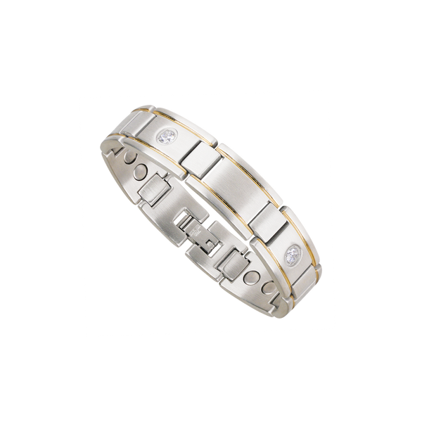 Stainless steel 2025 men's diamond bracelet