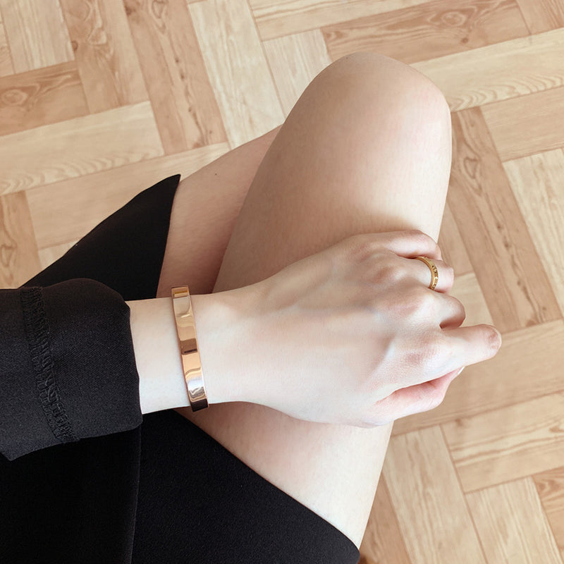 Plain Rose Gold 7mm