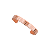 SABONA Classic Copper Bracelet 9mm with three-ribbed design