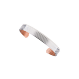 SABONA Regency Silver 9mm Copper Bracelet with fine ring detailing